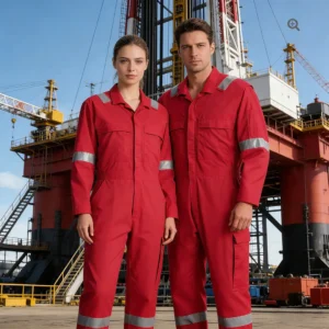 Cotton Fireproof Bolier Coal Miner Work Uniform Reflective Safety Workwear Hi Vis Flame Fire Retardant FRC FR Coveralls