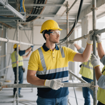 Quick Dry High Visibility Reflective Safety Work Workwear Mining Construction Polo Hi Vis Shirts