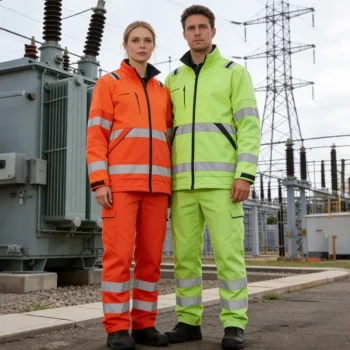 Winter Warm High Visibility Construction Miner Reflective Safety Coat Workwear Hi Vis Work Jacket