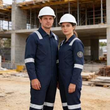 OEM Construction Mining Fire Resistant High Visibility Flame Retardant FR Workwear Work Coverall