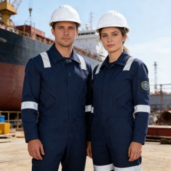 OEM Construction Mining Fire Resistant High Visibility Flame Retardant FR Workwear Work Coverall