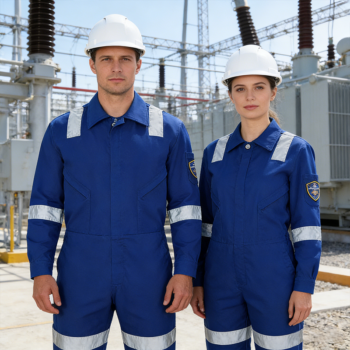 Anti Static Fireproof Flame Fire Retardant Welding Coal FR Overall Workwear Hi Vis Coverall