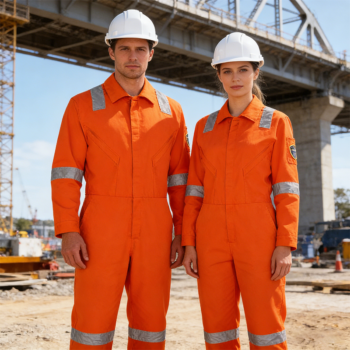 High Visibility Fireproof Mining Coal Oil Gas Reflective Safety Hi Vis Workwear FRC FR Coverall