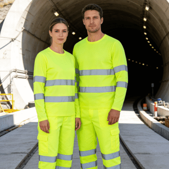 Quick Dry High Visibility Reflective Safety Clothes Hi Vis Workwear Work Shirt