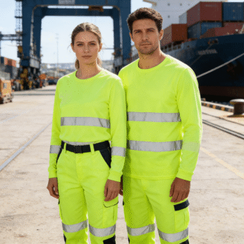 Quick Dry High Visibility Reflective Safety Clothes Hi Vis Workwear Work Shirt