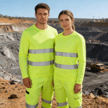 Quick Dry High Visibility Reflective Safety Clothes Hi Vis Workwear Work Shirt