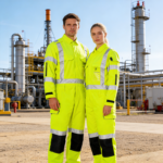 Hi Vis Oilfield Gas Oil Coal Mining Fireproof FRC FR Work Coverall