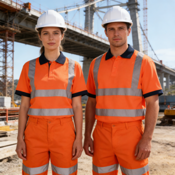 Class 3 Construction Coal Mining  Hi Vis Shirts Reflective Safety Workwear