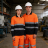 work shirt (1) Class 3 High Visibility Reflective Safety Workwear Construction Mining Hi Vis Work Shirts