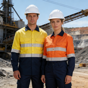 Custom Logo Traffic Construction Mining Reflective Safety Work Shirts