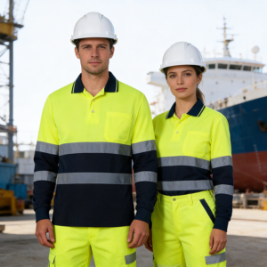 work shirts (4) Class 3 High Visibility Reflective Safety Workwear Construction Mining Hi Vis Work Shirts