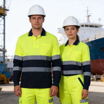 work shirts (4) Class 3 High Visibility Reflective Safety Workwear Construction Mining Hi Vis Work Shirts