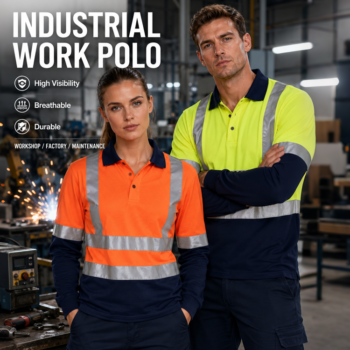 Class 2 Custom Hi Vis Reflective Safety Workwear Work Clothes High Visibility Long Sleeve Work Shirts