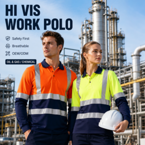 Quick Dry 100% Polyester Reflective Night High Visibility Safety Workwear Hi Vis Polo Shirts