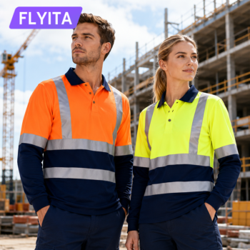Summer Quick Dry Polo T Shirts Reflective Safety Construction Worker Uniform Hi Vis Workwear