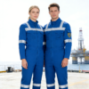 Cotton Polyester Fire Retardant Protective Safety Mining Coal Oil Coverall Flame Retardant FR Work Coverall