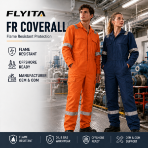 Anti Static Fireproof Safety Flame Fire Retardant Mining FR Overall Workwear Hi Vis Worker Coverall