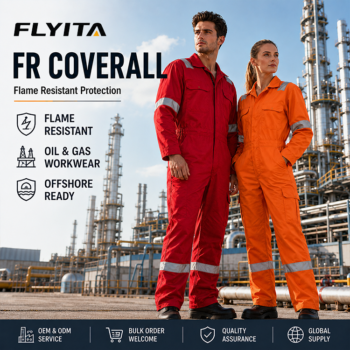 Coal Oil Gas Mining Mechanics Fire Resistant High Visibility Flame Retardant FR Workwear Work Coverall