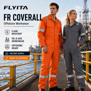 Wholesale Workwear Hi Vis Work Coverall Reflective Mining Oil Flame Retardant FRC FR Worker Uniform