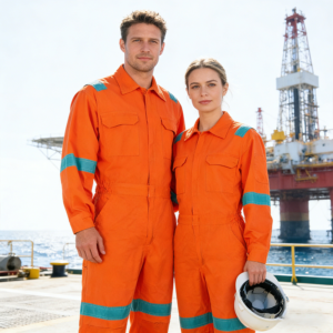 OEM FR Coverall Safety Fireproof Workwear Anti-Static Dust-Proof Flame Retardant Fire Retardant Work Uniform