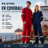 High Visibility Flame Retardant Work Uniform Mining Oil Reflective Safety Workwear Hi Vis FR Coverall