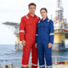 Coal Oil Gas Construction Worker Suit Coverall Custom Workwear Flame Retardant Fire Resistant FR Overalls
