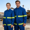 NFPA 2112 HWelding Boiler Oil Gas Coal Mining Fireproof Reflective Safety Work FR Workwear Hi Vis Coverall