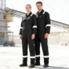 Custom Workwear Industrial Oil Gas Coal Construction Electrician Engineer Suit Hi Vis FR Coverall