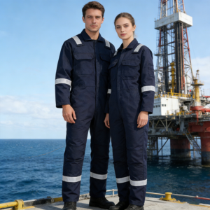 Hi Vis Workwear Oil Gas Coal Engineer Worker Reflective Work Scrubs Industrial Suit FRC FR Coverall