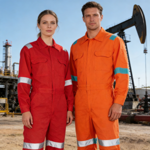 High Visibility Anti-Static Fire Retardant Coal Oil Gas Workwear Hi Vis Flame Resistant FR Work Coverall
