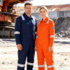 100% Cotton Custom FR Coverall Fire Resistant Worker Coal Hi Vis Safety Overall Flame Retardent Work Workwear