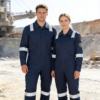 100% Cotton Custom FR Coverall Fire Resistant Worker Coal Hi Vis Safety Overall Flame Retardent Work Workwear