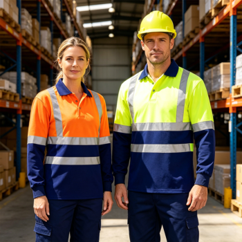 Quick Dry Reflective High Visibility Safety Clothing Logistics Workshop Workwear Hi Vis Polo Shirts (复制)