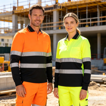 ANSI Class 2 Construction Worker Security Cleaner Reflective Safety T-Shirts Hi Vis Work Shirts Workwear