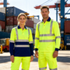 EN20471 Hi Vis Reflective Safety Clothing Mining Engineer Mechanic Shirt Custom Industrial  Work Workwear