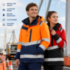 Wholesale Winter Waterproof Reflective Safety Workwear Traffic Construction Mining Hi Vis Work Jacket