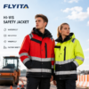Outdoor Waterproof High Visibility Reflective Safety Workwear Construction Mining Hi Vis Work Jackets