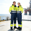 Custom Logo Worker Clothes Industrial Welding Oil Gas Mining Construction Oilfield FR Coverall Hi Vis Workwear