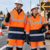 hi vis jacket (8) Outdoor OEM High Visibility Workwear Work Coat Mining Construction Worker Uniform Hi Vis Reflective Jacket