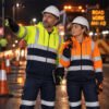 High Visibility Reflective Work Workwear Fluorescent Protective Railway Construction Mining Worker Hoodie