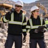 hi vis hoodie (11) Custom Logo Mining Industry Construction Security Workwear High Visibility Reflective Hi Vis Work Hoodie