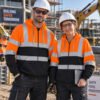 High Visibility Workwear Winter Warm Logistics Harbor Warehouse Construction Mining Reflective Safety Hoodies