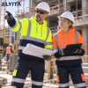 hi vis hoodie (6) EN20471 Hi Vis Worker Workwear Mechanical Engineer Construction Reflective Safety High Visibility Hoodie