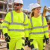 hi vis shirt (12) EN20471 Class 3 Hi Vis Reflective Safety Hoodie Winter Work Sweatshirt Mining Construction Oil Gas Workwear