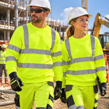 hi vis shirt (12) EN20471 Class 3 Hi Vis Reflective Safety Hoodie Winter Work Sweatshirt Mining Construction Oil Gas Workwear