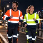 EN20471 Mining Construction Industrial Hi Vis Hoodie Workwear High Visibility Reflective Work Sweatshirt