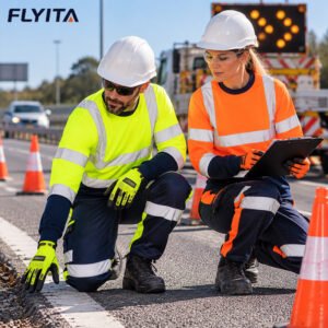 Hi Vis Reflective Safety Sweatshirt EN20471 Class 3 Reflective Railway Mining Construction Workwear Uniform
