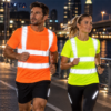 Heavy Duty High Visibility Workwear T-Shirt Harbor Building Construction Oil Mining Reflective Work Shirt