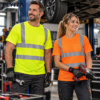 Hi Viz Work Shirt Airport Logistics Repair Engineer Construction High Visibility Reflective Workwear