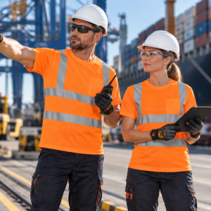 hi vis shirts (8) Quick Dry Reflective Work Uniform Coal Oil Gas Mining Oilfield Construction High Visibility Workwear Shirts